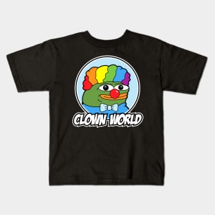 Clown World Pepe Meme Shirt Kids T-Shirt